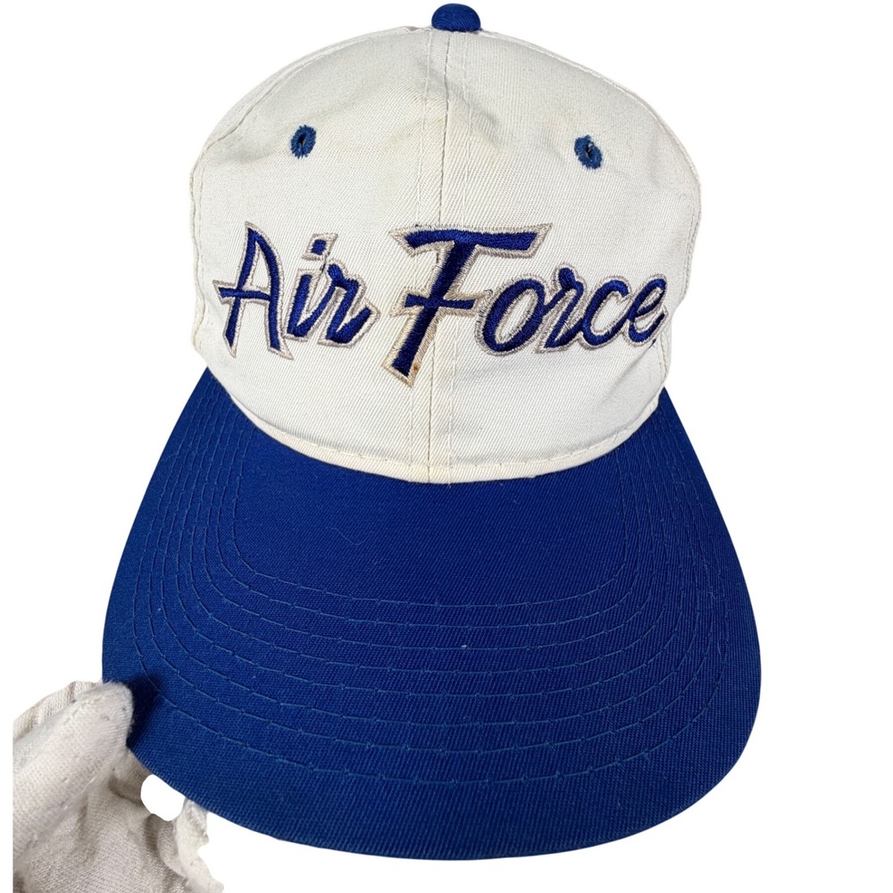 Vintage Air Force Sports Specialties Script Hat Snapback Twill